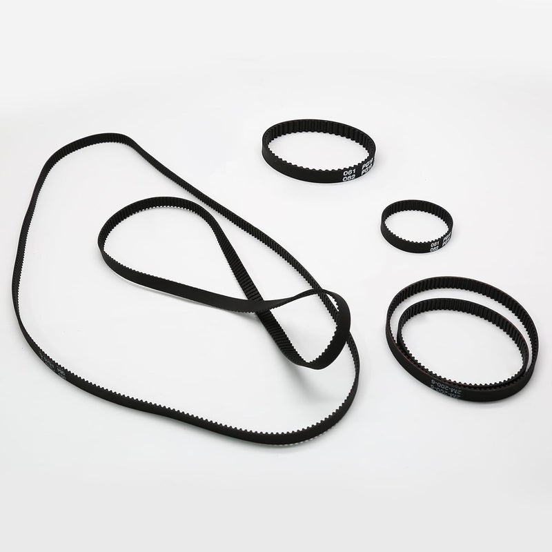 Uenhoy 6 Pcs 2GT 3D Printer Timing Belt 6mm Width, 2GT-6 Closed Loop Rubber Belt 110mm 158mm 200mm 300mm 400mm 610mm, 3D Printer Motor Cog Drive Belt - Image 5